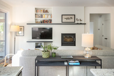 Example of a trendy living room design in Other
