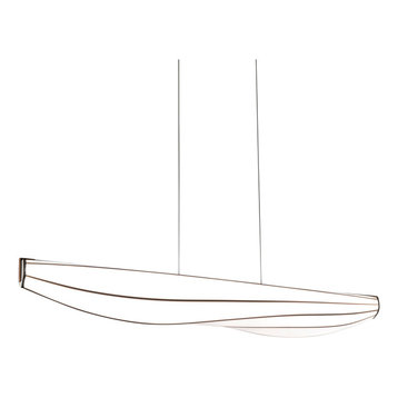 Lenis LED Linear Pendant, Walnut, 2700k - 120v