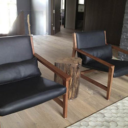 Reclaimed Historical Hemlock Cube Side Tables - Side Tables And End Tables