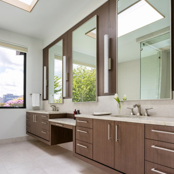 Downtown Bellevue Custom Home | Primary Bathroom