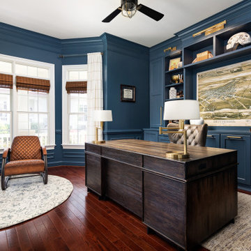 Fully Blue Home Office