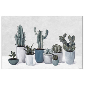 "My Succulent Collection" Floater Framed Painting Print on Canvas