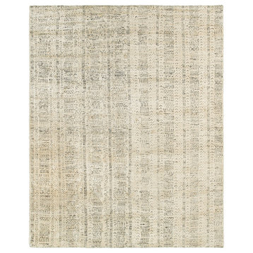 Sobek Contemporary Striped Rug, 9'x12'