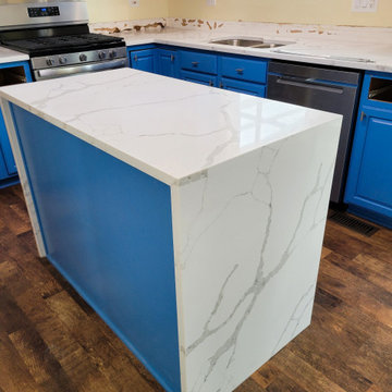 Countertop and Tabletop installation in Calacatta ST color