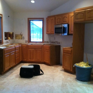 Shaker Cabinet Refacing in Snow White