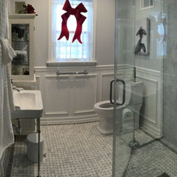Asian Statuary Bathroom - Flooring