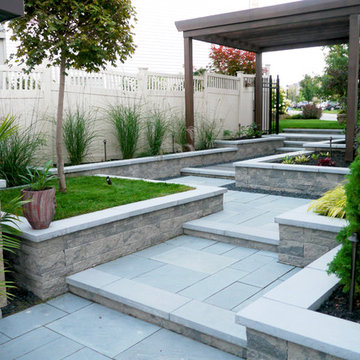 Step System with Natural Stone