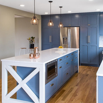 Robins Egg & Copper Kitchen