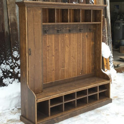 Hall tree locker - Coatracks And Umbrella Stands