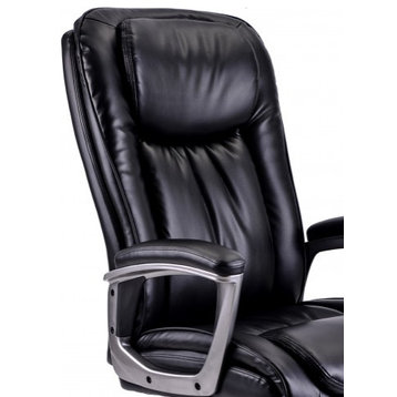 Homeoffice High-Back PU Leather Chair With Casters
