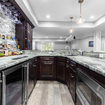 Basement Bar & Entertainment Area