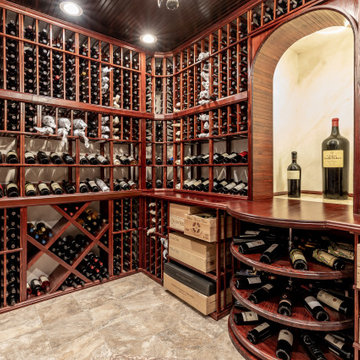 Amazing Basement Remodel, with Irresistible Wine Cellar in Ashburn VA