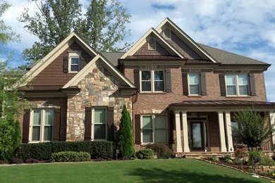 Inspiration for a timeless exterior home remodel in Atlanta