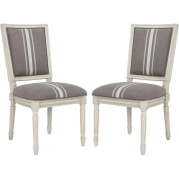 Buchanan Side Chair, Set of 2, Gray, Beige, Rustic Gray