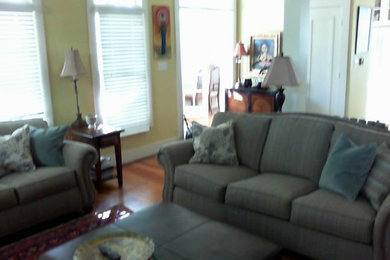 Living room - craftsman living room idea in Little Rock