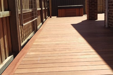 Modern deck in Melbourne.