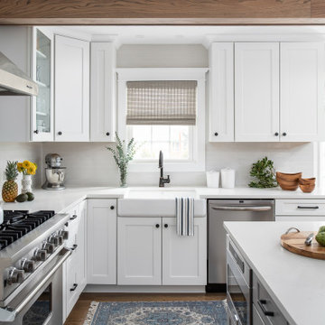 Naperville All-White Kitchen Rehab