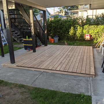 East 64 Ave Covered Deck Installation