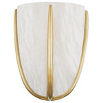 Hudson Valley - Hudson Valley Wheatley 1 Light Wall Sconce 3500-AGB, Aged Brass - This 1 Light Wall Sconce from Hudson Valley has a finish of Aged Brass and fits in well with any Modern style decor.