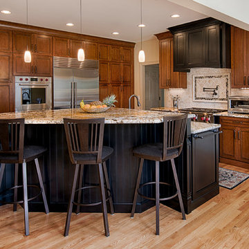 Transitional Kitchen and Matching Buffet
