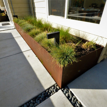 Corten Steel Planter - Foster City CA