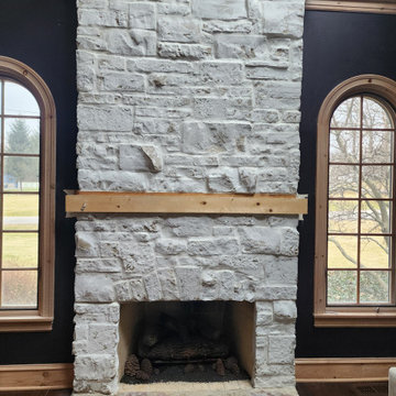 Fireplaces with German Smear