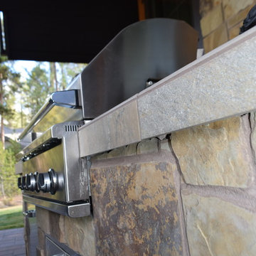 Sunriver, Oregon Outdoor Kitchen delivered & installed November 2016