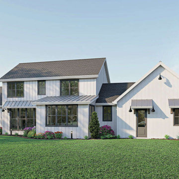 Modern Farmhouse Plan 1462-00017 (Exclusive)