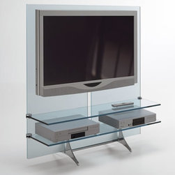 Curtain Wall TV stand by Tonelli - Entertainment Centers And Tv Stands