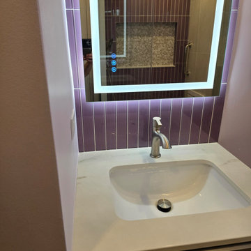 Rewarding small bathroom transformation