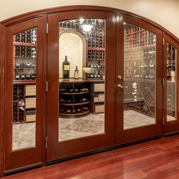 Amazing Basement Remodel, with Irresistible Wine Cellar in Ashburn VA