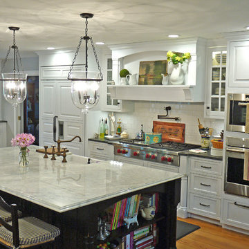 Beaded Inset White Kitchen