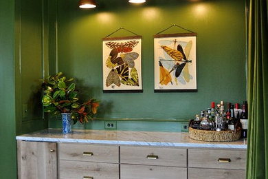 Dining room - transitional dining room idea in Other