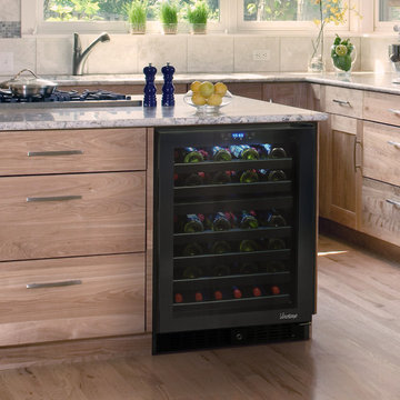 Element by Vinotemp Built-in 46 Bottle Dual-Zone Touch Screen Wine Cooler