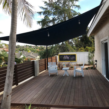 Contemporary outdoor living in Carslbad
