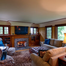 coved ceiling mahogany