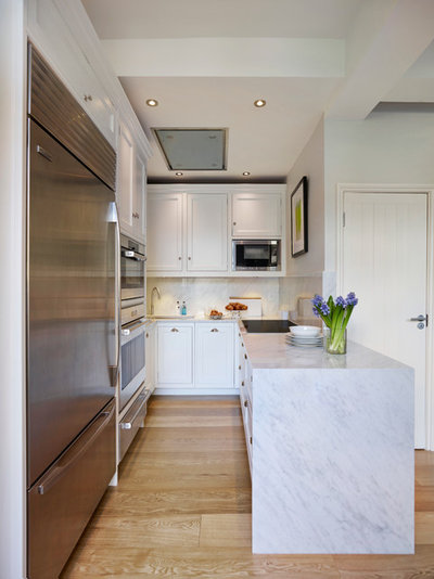 Transitional Kitchen by Moneyhill Interiors