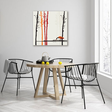 "Couple 1" mixed media painting