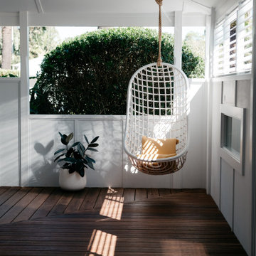 Modern Sunroom & Swing