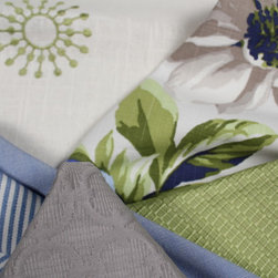 Blue-Green-Grey Fabric Story - Fabric