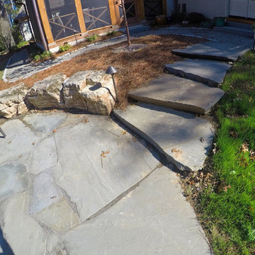 Natural Stone Outdoor Living Area