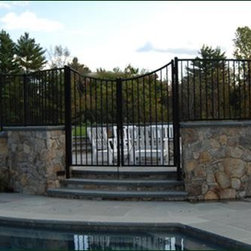 Ornamental Iron Pool Gate - Outdoor Products