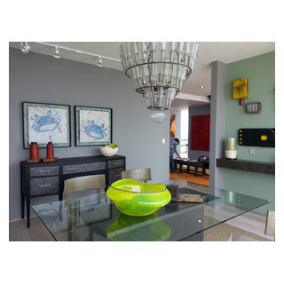 The Penthouse Silo Point - Industrial - Dining Room - Baltimore - by ...