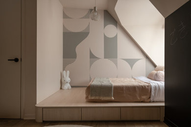 Example of a danish girl kids' room design in Toronto
