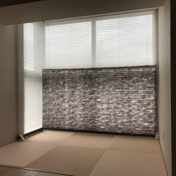 京都市中京区プリーツスクリーン施工例 - プリーツスクリーン