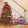 Long-Lasting LED Lights, Musical Countdown Clock Santa, Tree, and Presents