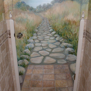 Martinson's Bathroom & Water Closet Panoramic Mural