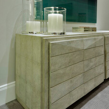 Armonk Modern Master Bedroom and Bath