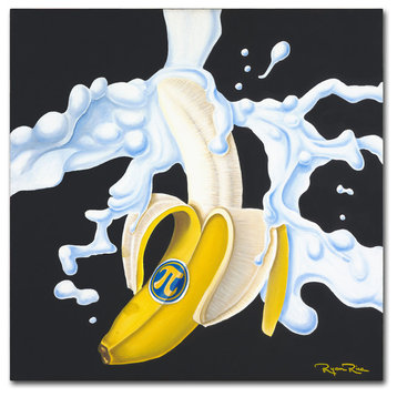 Ryan Rice Fine Art 'Banana Cream Pi' Canvas Art, 24" x 24"