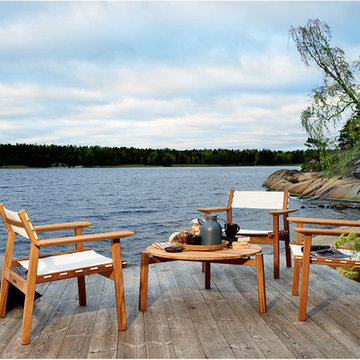 Outdoor Teak Coffee (Chat) Table
